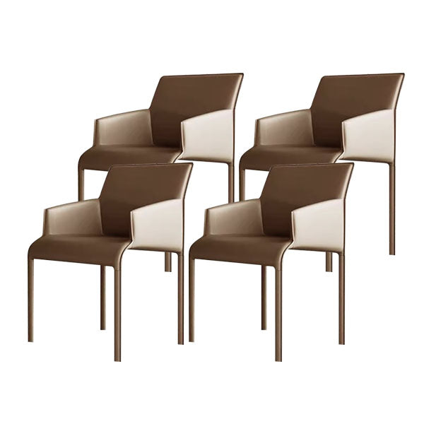 Dining Chairs Faux Leather Modern Side Chairs for Dining Room