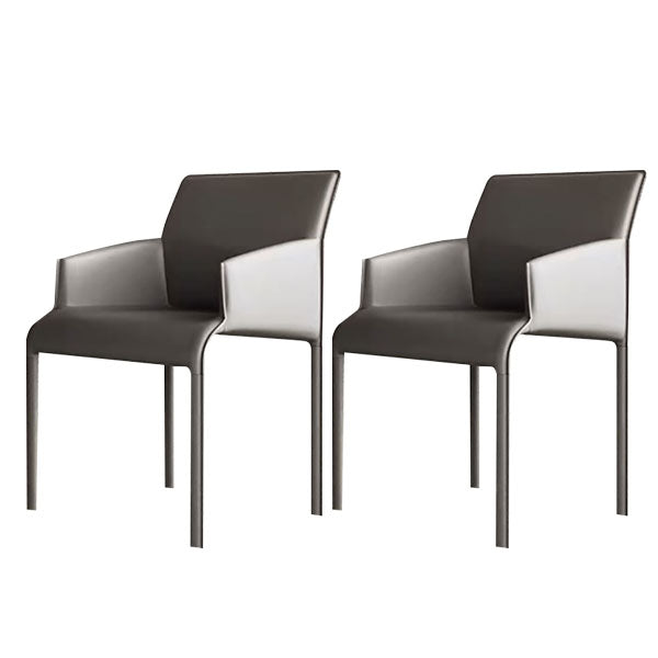 Dining Chairs Faux Leather Modern Side Chairs for Dining Room