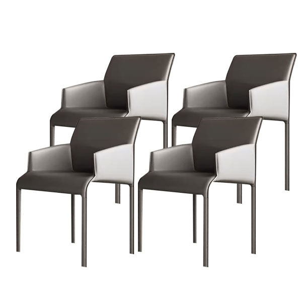 Dining Chairs Faux Leather Modern Side Chairs for Dining Room