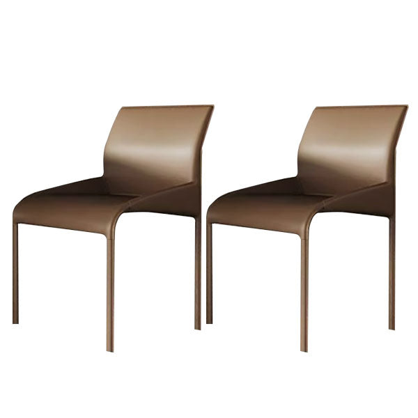 Dining Chairs Faux Leather Modern Side Chairs for Dining Room