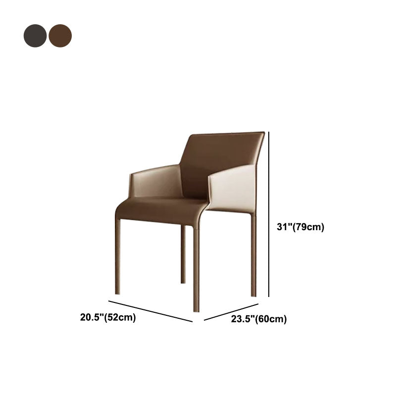 Dining Chairs Faux Leather Modern Side Chairs for Dining Room