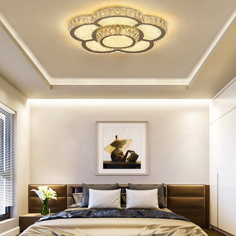 Modern Style Plum Shape Ceiling Lamp Metal 1 Light Ceiling Lighting for Dining Room