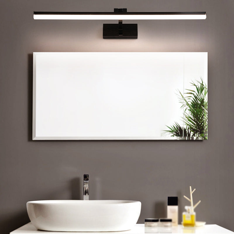 Modern Slim Linear Wall Sconce Simple Acrylic Bathroom LED Vanity Lighting Fixture