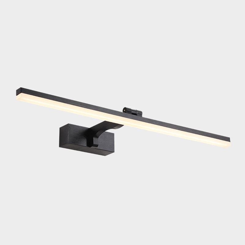 Modern Slim Linear Wall Sconce Simple Acrylic Bathroom LED Vanity Lighting Fixture