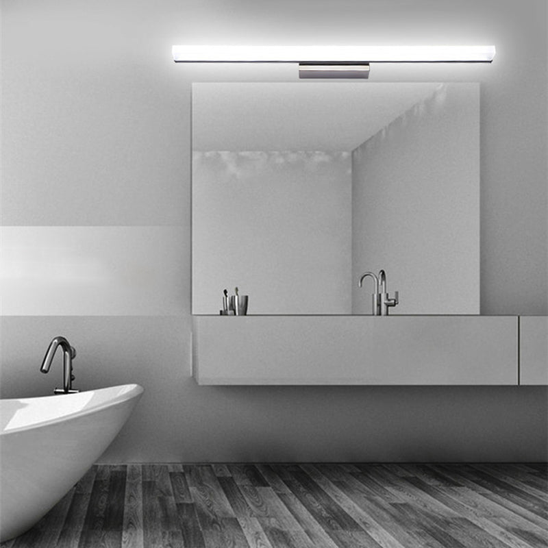 Modern Simple Style Metal Vanity Light Geometry Rectangle Led Vanity Lamp for Shower Room