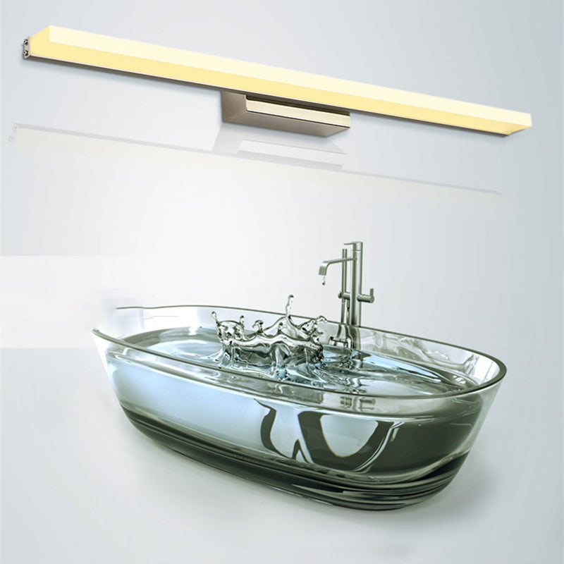 Modern Simple Style Metal Vanity Light Geometry Rectangle Led Vanity Lamp for Shower Room