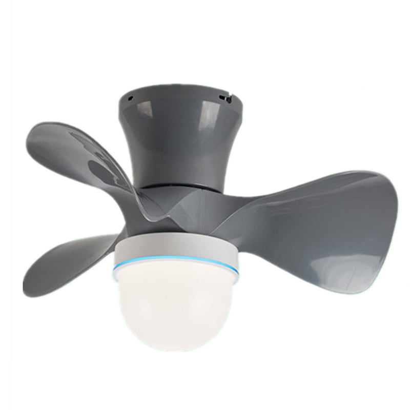 Chlidren Ceiling Fan Light LED Ceiling Mount Lamp with Silica Gel Shade for Kid's Room