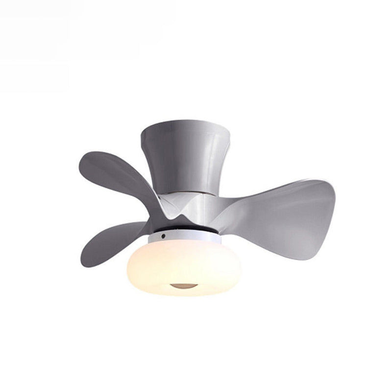 Chlidren Ceiling Fan Light LED Ceiling Mount Lamp with Silica Gel Shade for Kid's Room