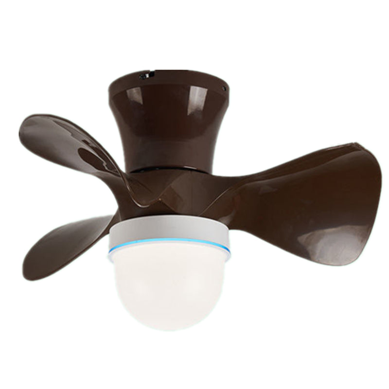 Chlidren Ceiling Fan Light LED Ceiling Mount Lamp with Silica Gel Shade for Kid's Room