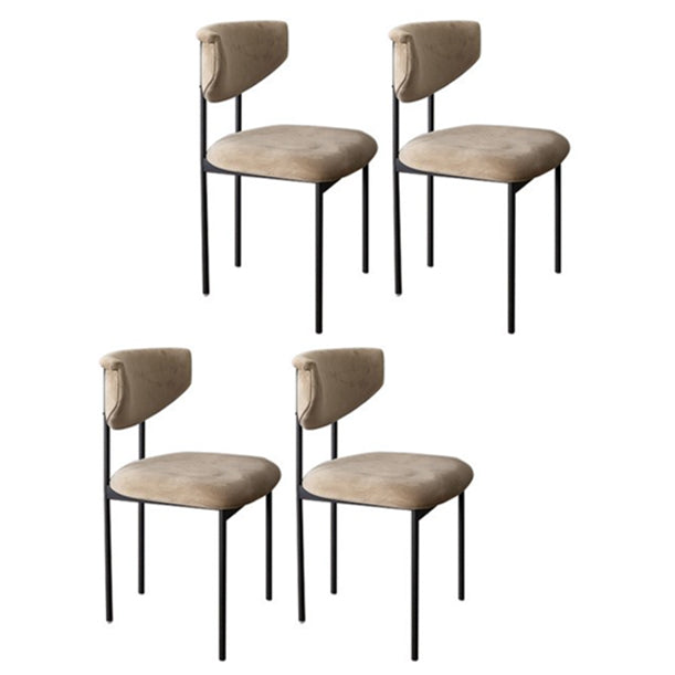 Dining Room Side Chairs Modern Velvet Kitchen Chair for Home