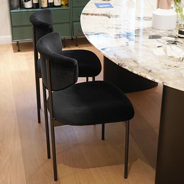 Dining Room Side Chairs Modern Velvet Kitchen Chair for Home