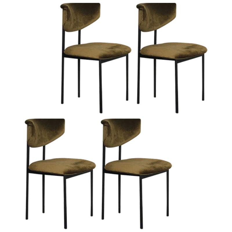 Dining Room Side Chairs Modern Velvet Kitchen Chair for Home