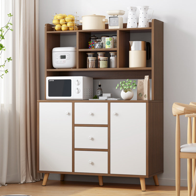 Modern Style Side Board with Drawers and Storage Cabinets for Dining Room 1 Piece