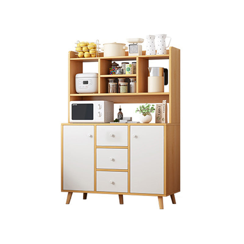 Modern Style Side Board with Drawers and Storage Cabinets for Dining Room 1 Piece