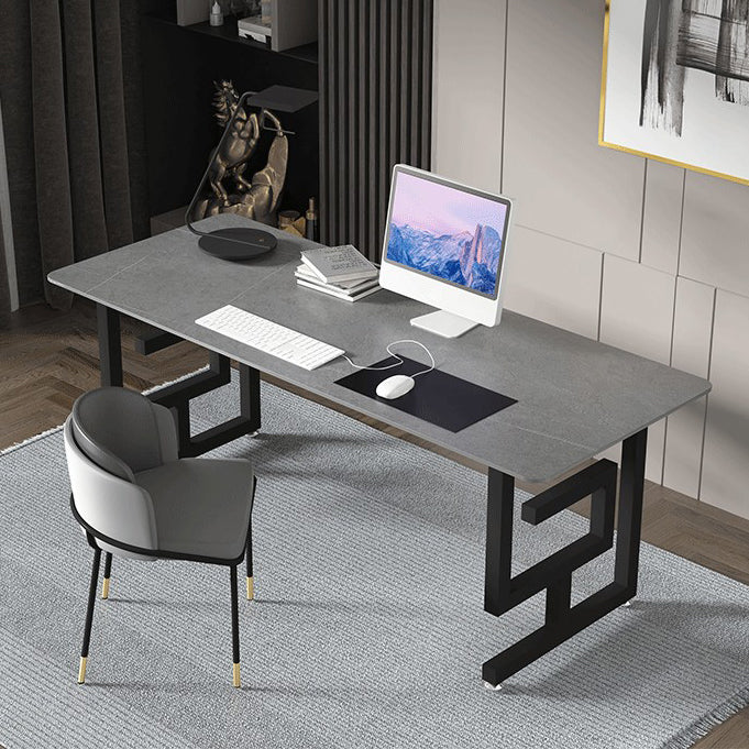 Rectangular Home Office Writing Desk Industrial Style Sled Office Desk