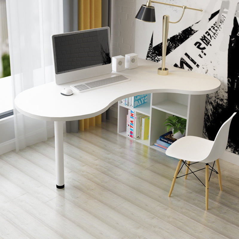 Modern Style Desk Home Corner Office Artificial Wood Writing Desk