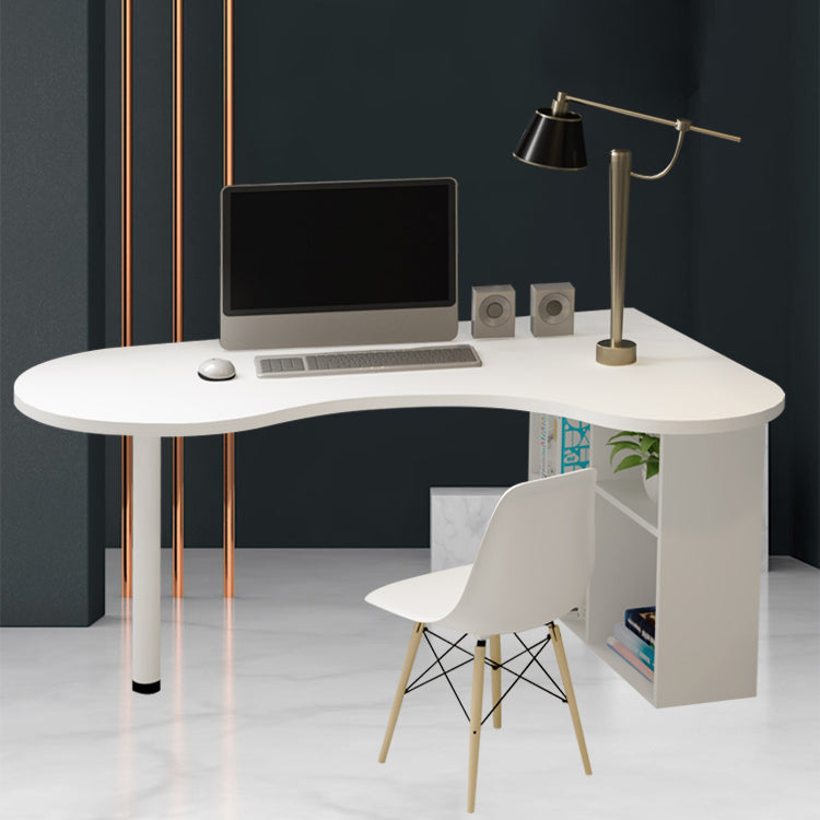 Modern Style Desk Home Corner Office Artificial Wood Writing Desk