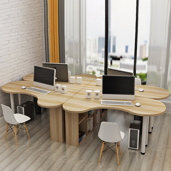 Modern Style Desk Home Corner Office Artificial Wood Writing Desk