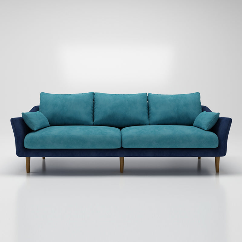 Contemporary Cushions Standard Sloped Arm Living Room 3-seater Sofa