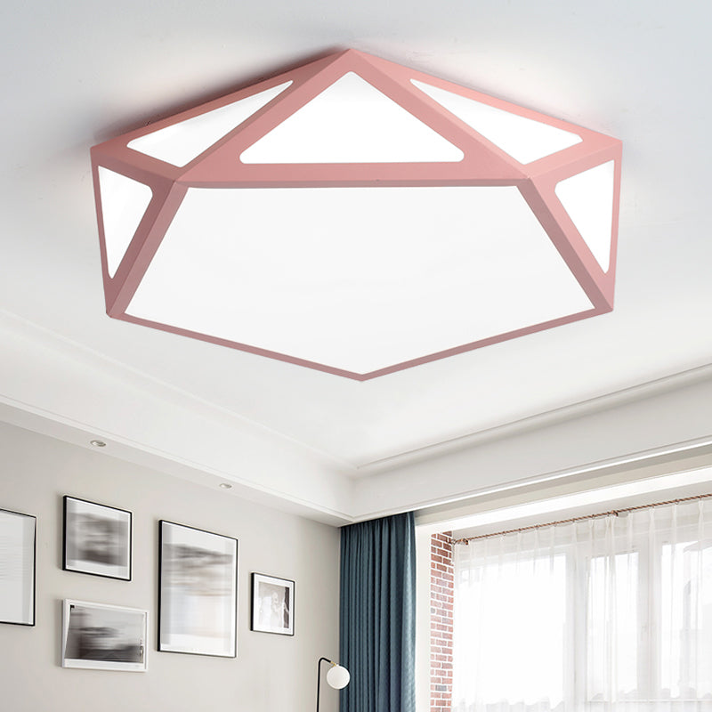 Modern Metal Ceiling Light LED Flush Mount Ceiling Lamp for Living Room