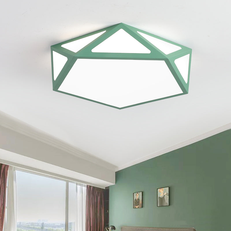 Modern Metal Ceiling Light LED Flush Mount Ceiling Lamp for Living Room