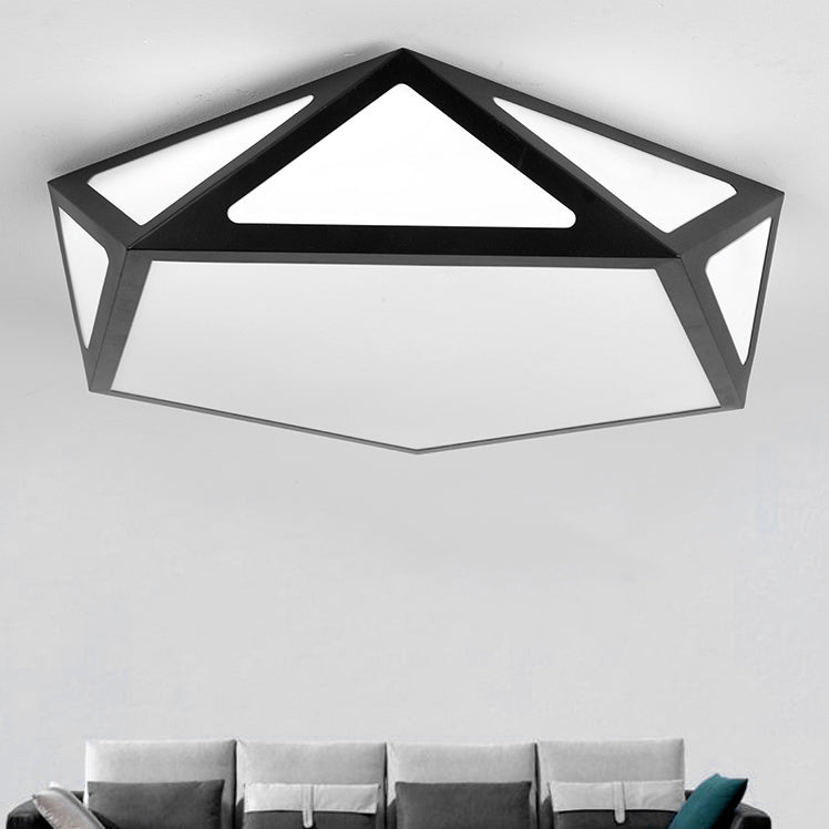 Modern Metal Ceiling Light LED Flush Mount Ceiling Lamp for Living Room