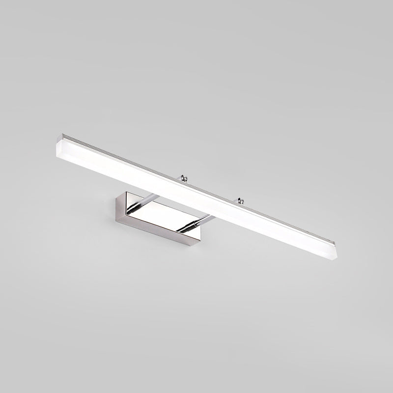 Postmodern Aluminum Vanity Light Straight 1 Light LED Mirror Light for Bathroom