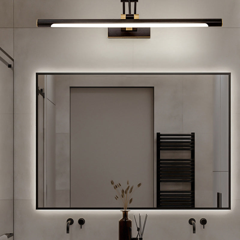 Postmodern Aluminum Vanity Light Straight 1 Light LED Mirror Light for Bathroom