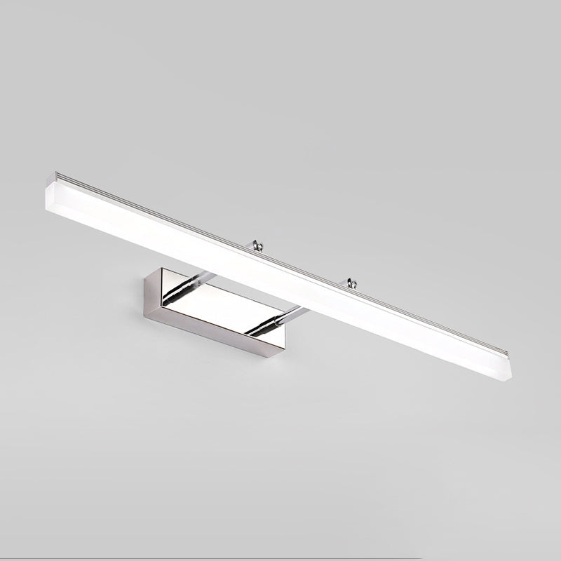 Postmodern Aluminum Vanity Light Straight 1 Light LED Mirror Light for Bathroom