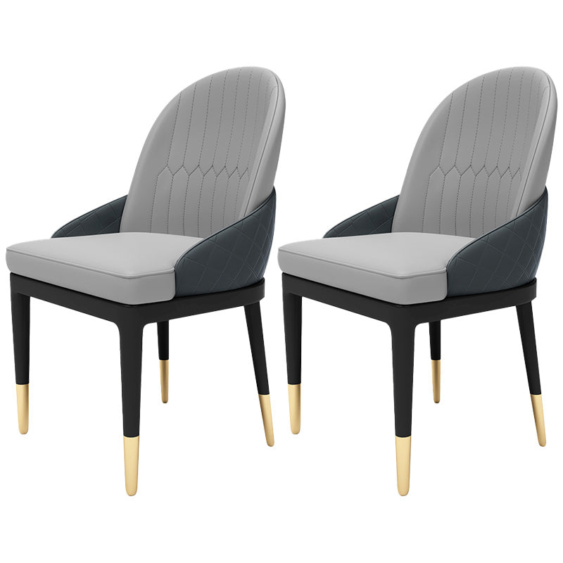 Modern Kitchen Side Dining Chairs Faux Leather Dining Chairs for Home