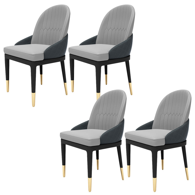 Modern Kitchen Side Dining Chairs Faux Leather Dining Chairs for Home