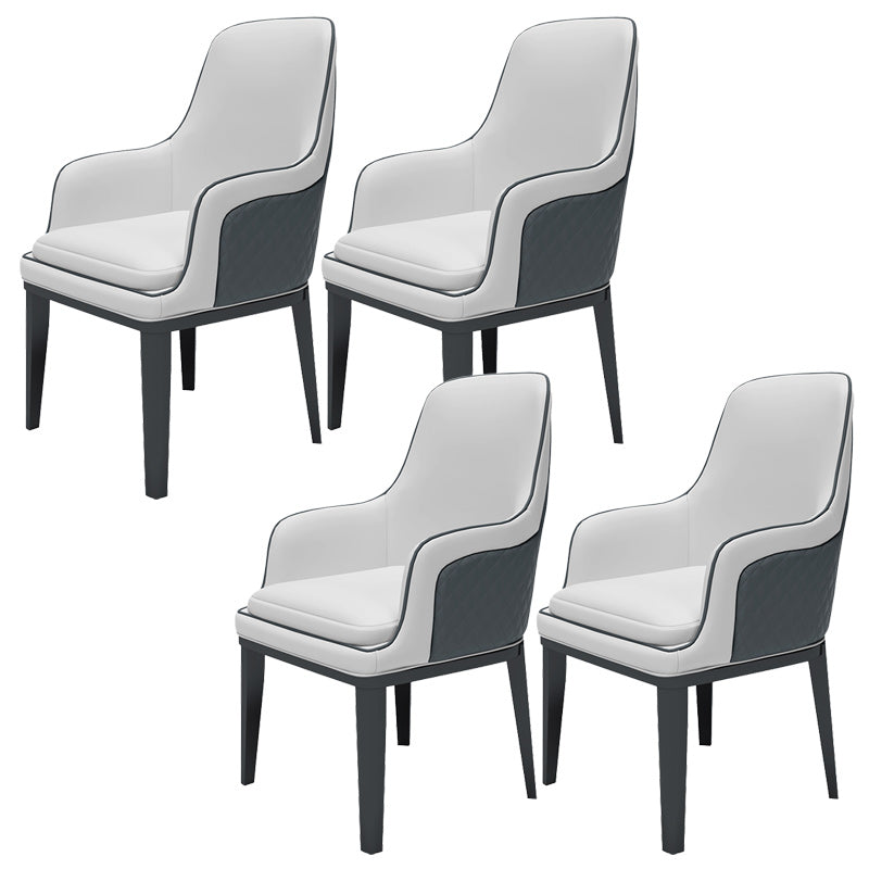 Modern Kitchen Side Dining Chairs Faux Leather Dining Chairs for Home