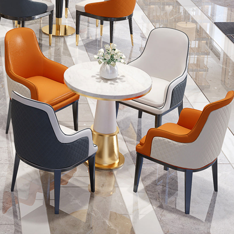 Modern Kitchen Side Dining Chairs Faux Leather Dining Chairs for Home