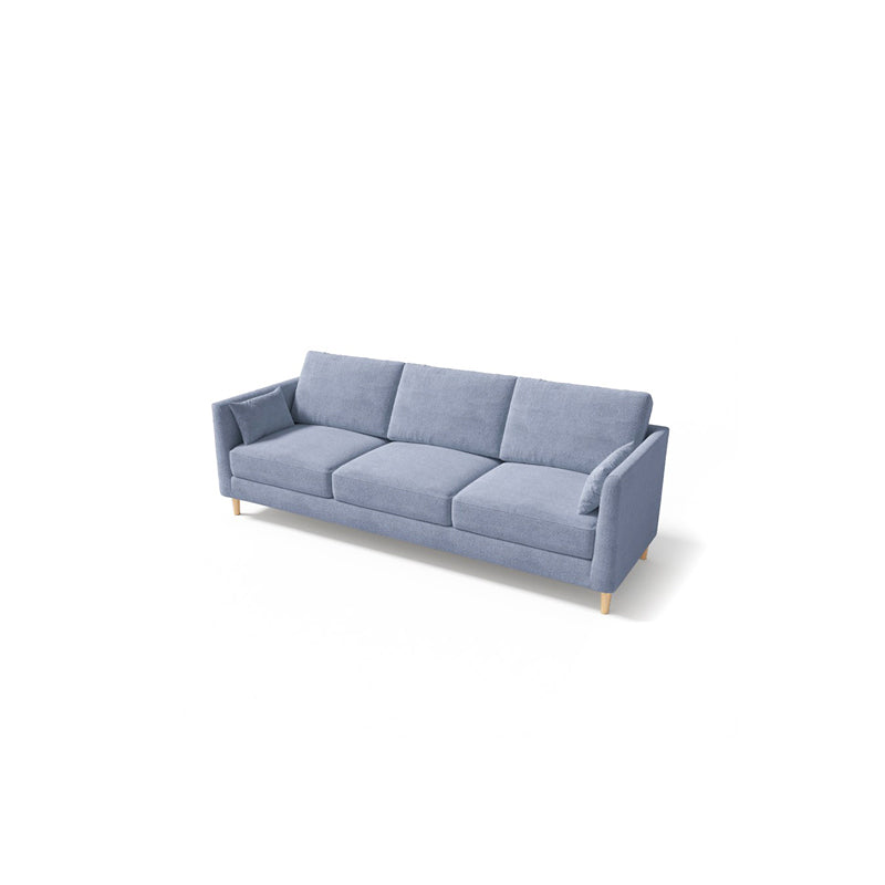 Contemporary Cushions Standard Square Arm Living Room 3-seater Sofa