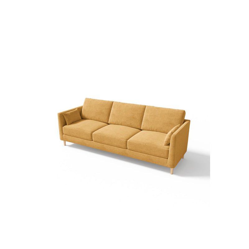 Contemporary Cushions Standard Square Arm Living Room 3-seater Sofa