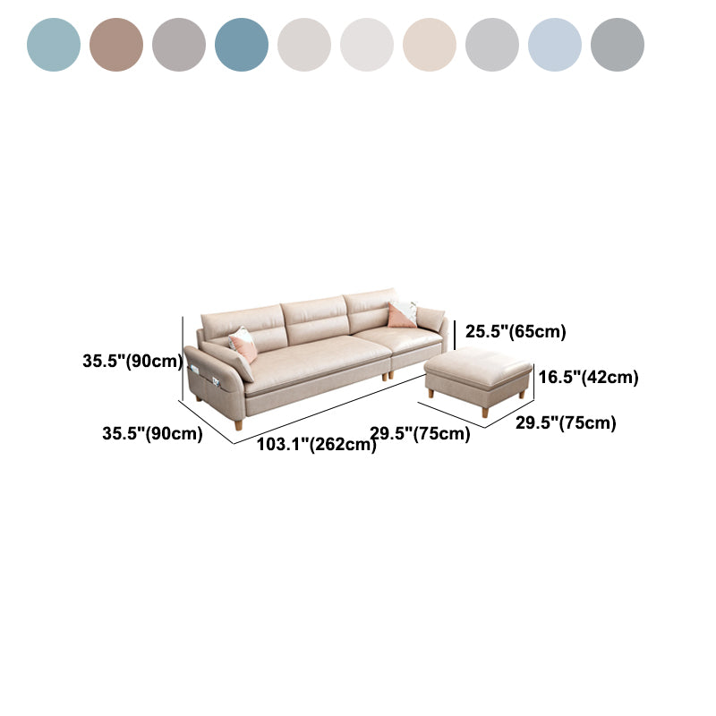 3-seater Sofa with Ottoman Included and Storage for Apartment