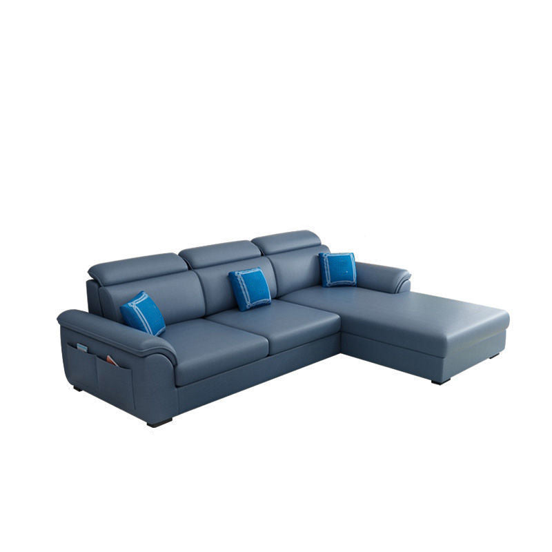 3-seater Sectional with Pillow Arm and Storage for Apartment