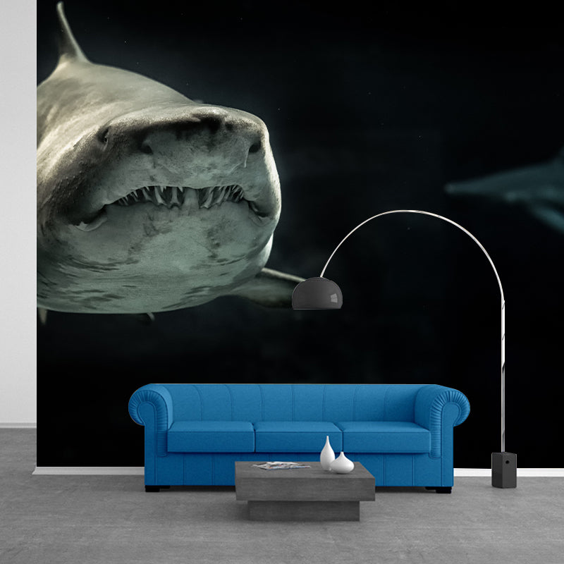 Photography Stain Resistant Wallpaper Undersea Living Room Wall Mural