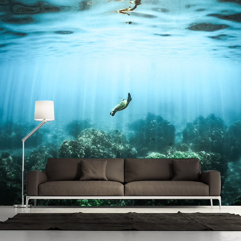 Environment Friendly Photography Wallpaper Underwater Living Room Wall Mural