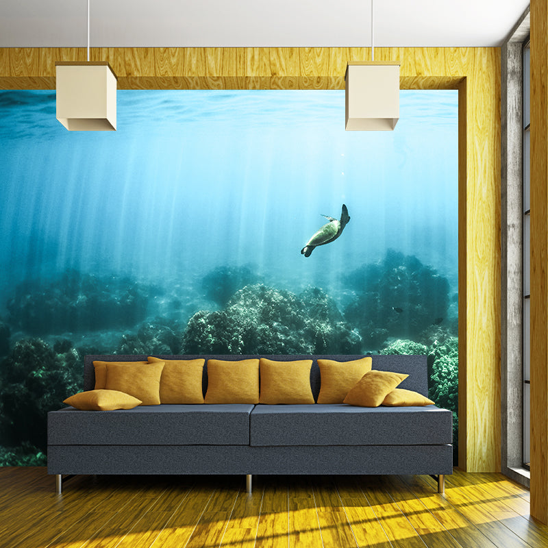 Environment Friendly Photography Wallpaper Underwater Living Room Wall Mural