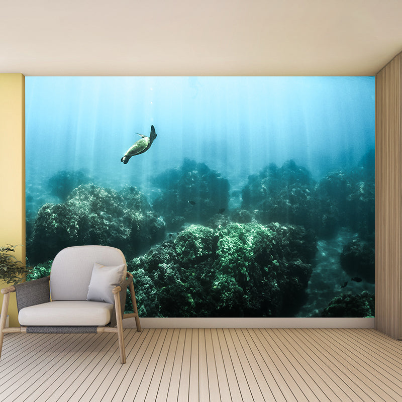Environment Friendly Photography Wallpaper Underwater Living Room Wall Mural
