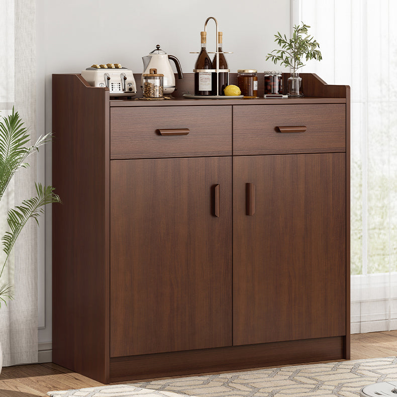 Contemporary Sideboard Engineered Wood Sideboard Table with Storage