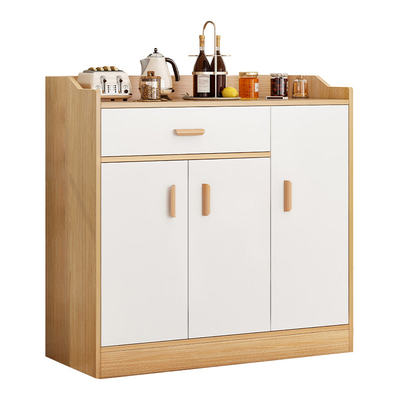 Contemporary Sideboard Engineered Wood Sideboard Table with Storage