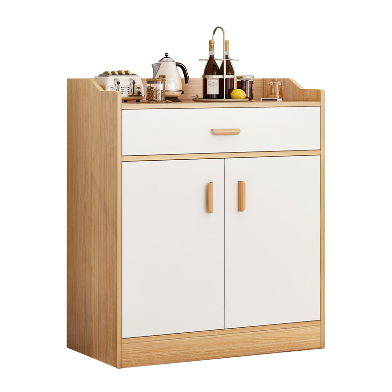 Contemporary Sideboard Engineered Wood Sideboard Table with Storage