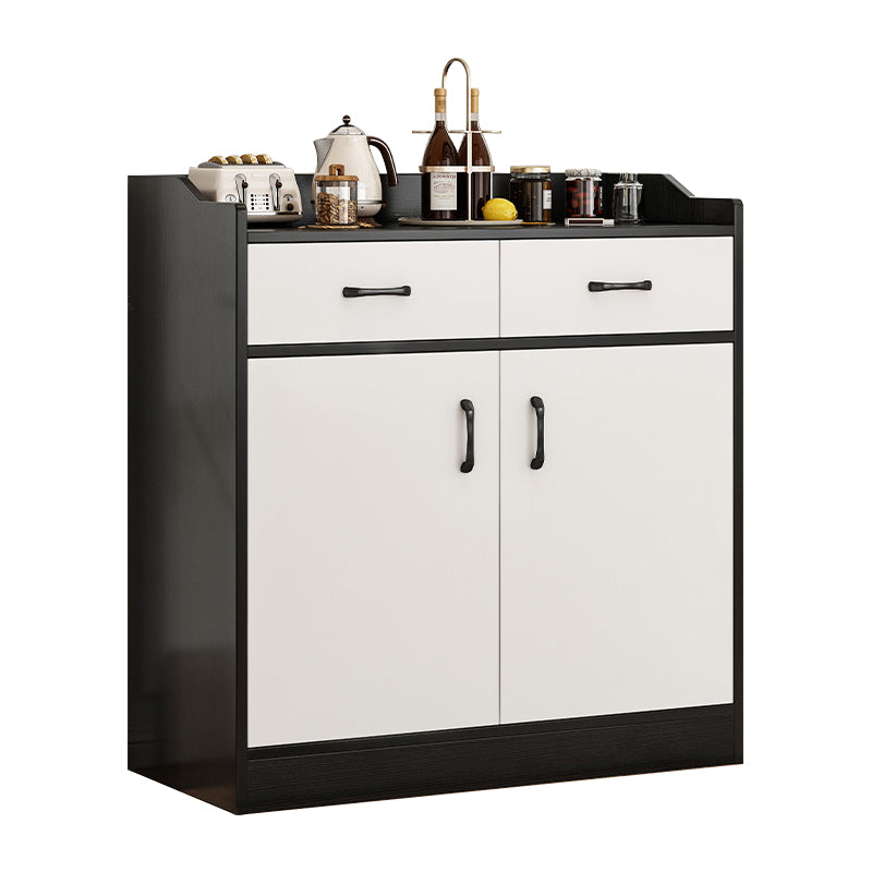 Contemporary Sideboard Engineered Wood Sideboard Table with Storage