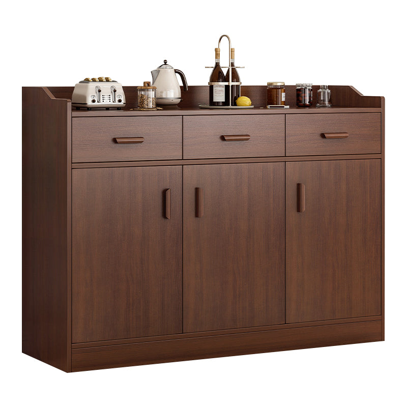 Contemporary Sideboard Engineered Wood Sideboard Table with Storage