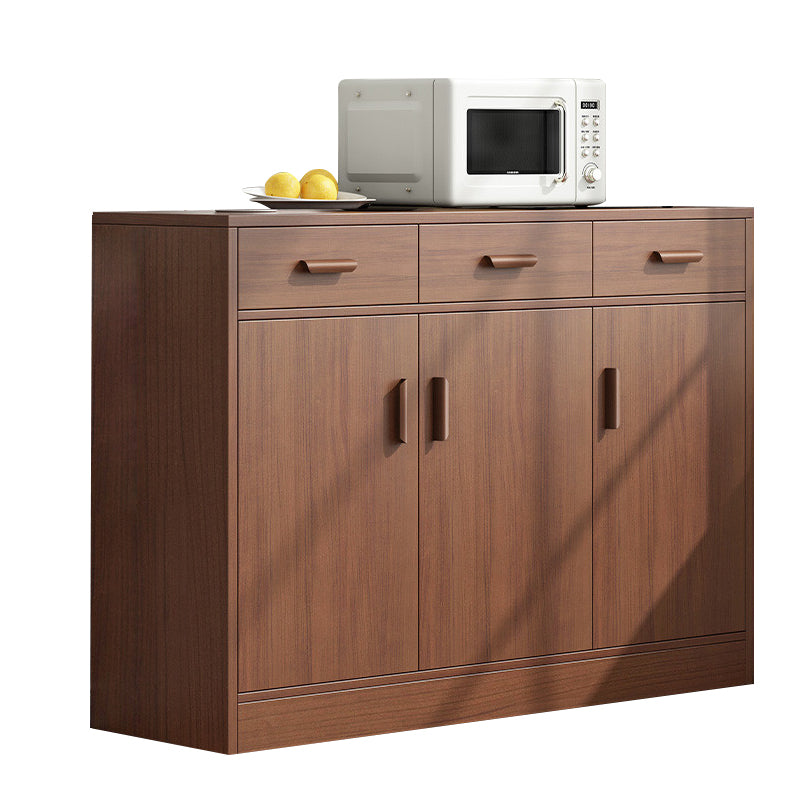 Contemporary Sideboard Engineered Wood Sideboard Table with Storage