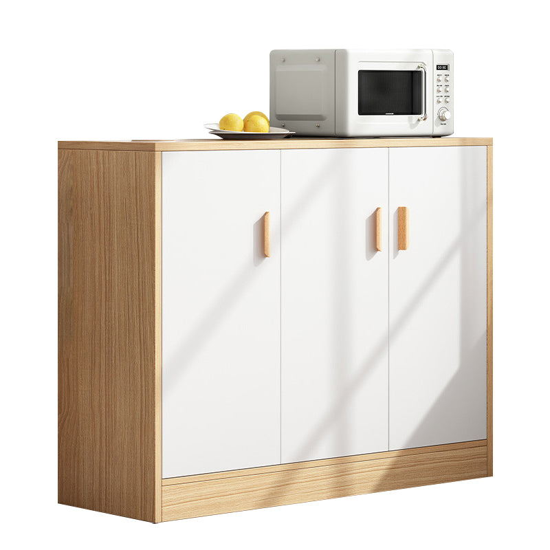 Contemporary Sideboard Engineered Wood Sideboard Table with Storage