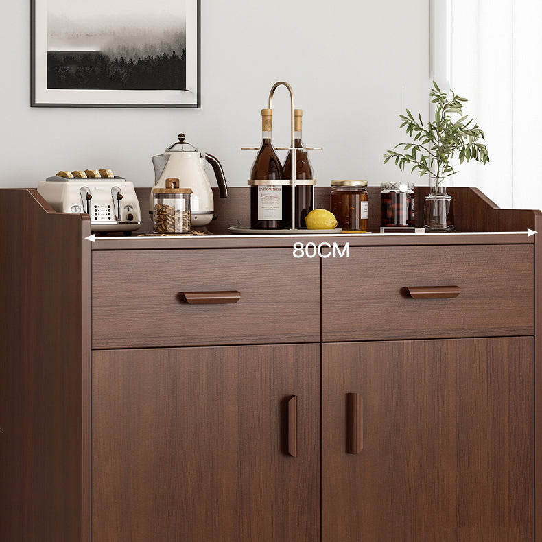 Contemporary Sideboard Engineered Wood Sideboard Table with Storage