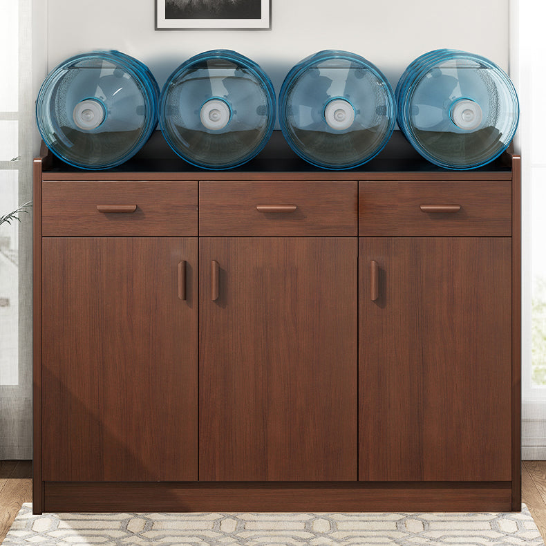 Contemporary Sideboard Engineered Wood Sideboard Table with Storage